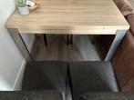 Eetkamer tafel met stoelen, Huis en Inrichting, Tafels | Eettafels, Ophalen, Gebruikt, 100 tot 150 cm, 50 tot 100 cm