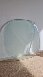 Glazen tafelblad plaat geslepen rand, Doe-het-zelf en Verbouw, Glas en Ramen, Ophalen, Minder dan 80 cm, Glasplaat