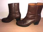 z.g.a.n.super bruine snake-print shabbies laarsjes mt 40., Shabbies, Bruin, Lage of Enkellaarzen, Ophalen of Verzenden