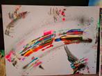 Abstract Schilderij - Kleurrijk en Dynamisch, Ophalen of Verzenden