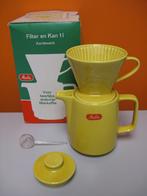 vintage aardewerk Melitta 102 filter met koffiepot in doos, Nieuw, Ophalen of Verzenden