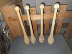 Oude houten gymknotsen, jongleer kegels, Antiek en Kunst, Ophalen