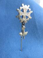 Hugenoten kruis speldje in 14 karaat goud - 20e eeuw, Ophalen of Verzenden, Goud