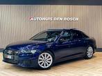 Audi A6 Limousine 55 TFSI e quattro Competition - 367pk - S, Auto's, Automaat, 14 kWh, Gebruikt, Blauw