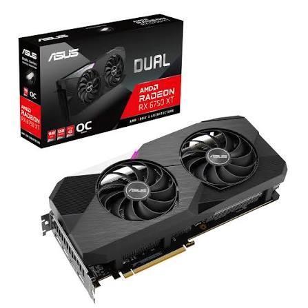 ASUS Dual RX 6750 XT OC - Krachtige Videokaart, Computers en Software, Videokaarten, Gebruikt, AMD, PCI-Express 4.0, GDDR6, HDMI