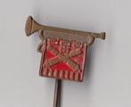 Orkest Artillerie Trompetterkorps speldje embleem, Verzamelen, Niet vindbaar, Niet vindbaar, Nederland, Embleem of Badge