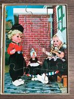 Vintage Jigsaw Puzzel Hout Pop 14,5 cm, Ophalen of Verzenden, Gebruikt