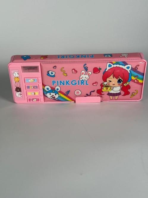 PINKGIRL Etui – Schattig & Multifunctioneel – Roze – In goed, Diversen, Schoolbenodigdheden, Zo goed als nieuw, Verzenden