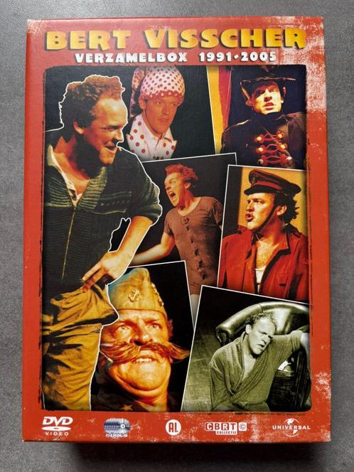 Bert Visscher Verzamelbox 1991-2005, leuke 6 dvd box prima, Cd's en Dvd's, Dvd's | Cabaret en Sketches, Stand-up of Theatershow