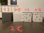 IKEA Opbergdozen / Bakken voor KALLAX (33x38x33) - €2 p/s, Gebruikt, 50 tot 100 cm, Ophalen of Verzenden, Minder dan 50 cm