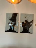 Glasschilderij 60x90cm Art, Ophalen of Verzenden