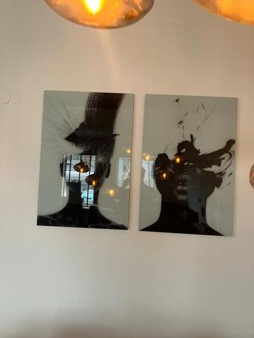 Glasschilderij 60x90cm Art beschikbaar voor biedingen