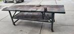 Werkbank zware industrieele vintage, Doe-het-zelf en Verbouw, Werkbanken, Ophalen, Gebruikt