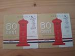 Postzegels 2 maal 80 cent 200 jaar POST in Nederland, Postzegels en Munten, Postzegels | Nederland, Verzenden, Na 1940, Postfris
