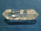 Bergkristal dubbele punt (01), Verzamelen, Mineralen en Fossielen, Ophalen of Verzenden, Mineraal