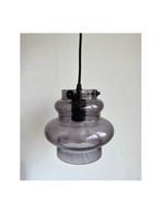 Retro Hanglamp, Huis en Inrichting, Lampen | Hanglampen, Ophalen of Verzenden, Gebruikt, Glas, Minder dan 50 cm