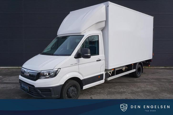 MAN TGE 5.160 Automaat Dubbellucht Bakwagen laadklep Zijdeur, Auto's, Bestelauto's, Bedrijf, Te koop, Achteruitrijcamera, Airconditioning