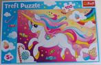 Unicorn legpuzzel 100 stukjes, Hobby en Vrije tijd, Denksport en Puzzels, Ophalen, Minder dan 500 stukjes, Zo goed als nieuw, Legpuzzel