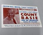 Count Basie Show Flyer 22 November 1957 antiek Joe Williams, Ophalen of Verzenden