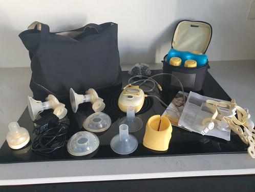 ZGAN 4x gebruikte Medela Freestyle dubbele borstkolf set, Kinderen en Baby's, Babyvoeding en Toebehoren, Zo goed als nieuw, Borstkolf
