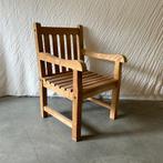 Tuinstoel - met armleuningen - massief teakhout - TTM Wonen, TTM Wonen, Meubels – (Perzische) Tapijten en Woonaccessoires, Twee