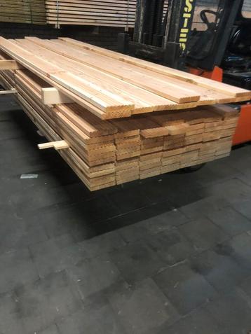 Nieuwe douglas vlonderplanken 400cm 25x145 mm €14,95 ex ps beschikbaar voor biedingen