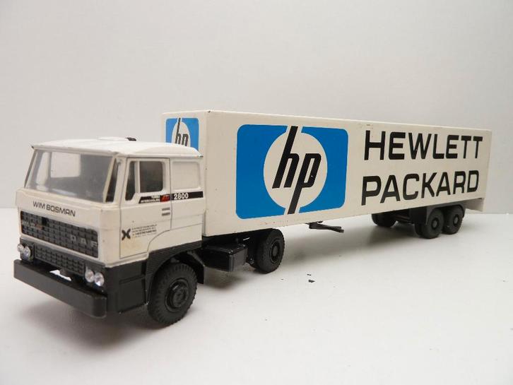 DAF 3300  '' Wim Bosman transport ''  Lion Car, Hobby en Vrije tijd, Modelauto's | 1:50, Gebruikt, Bus of Vrachtwagen, Lion Toys