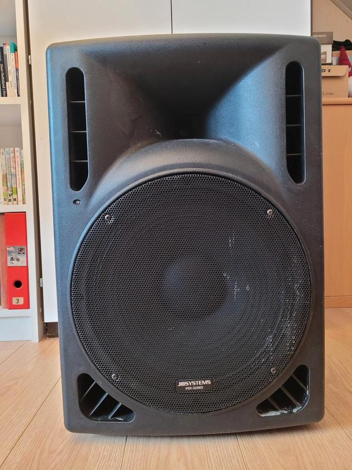 JB Systems PSA-15 Actieve Luidspreker, Audio, Tv en Foto, Luidsprekers, Gebruikt, Front, Rear of Stereo speakers, 120 watt of meer