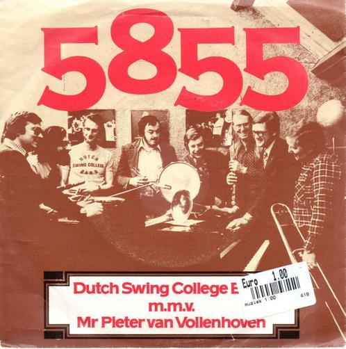 Dutch Swing College Band met Mr. Pieter van Vollenhoven 5855, Cd's en Dvd's, Vinyl Singles, Gebruikt, Single, Jazz en Blues, 7 inch