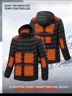 Zwarte Verwarmde Jas, Ophalen of Verzenden, Nieuw, Maat 48/50 (M), Zwart