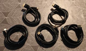 Vijf stuks ProSpeed HDMI 2.0b kabels - 1 meter + 1,5 meter beschikbaar voor biedingen