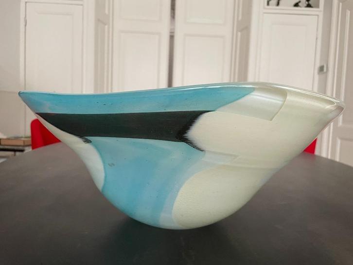 Mooie designschaal/kom unica, Antiek en Kunst, Antiek | Glas en Kristal, Ophalen