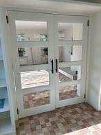 2 identieke binnendeuren (klapdeuren), Doe-het-zelf en Verbouw, Deuren en Horren, 80 tot 100 cm, Gebruikt, Hout, Ophalen