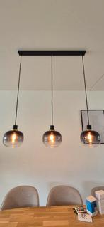 Moderne glazen hanglamp, Ophalen of Verzenden, Zo goed als nieuw, Minder dan 50 cm