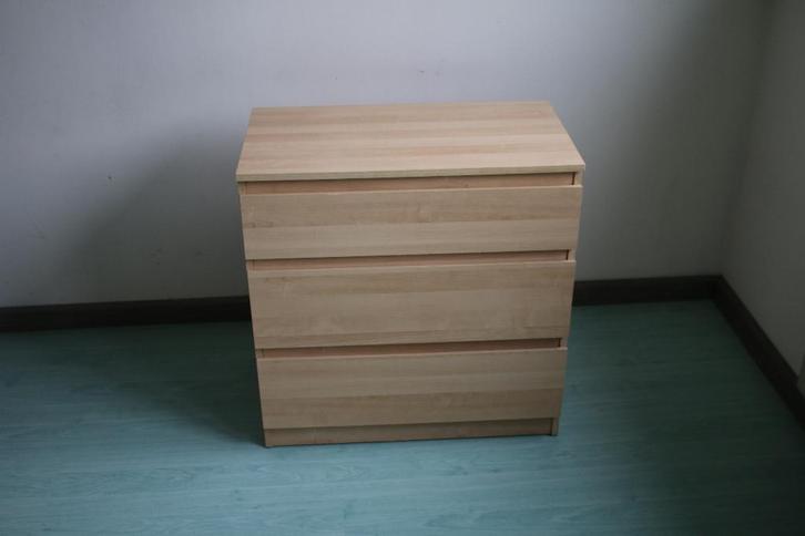 Ikea ladekast  Malm, Huis en Inrichting, Kasten | Ladekasten, Gebruikt, Minder dan 100 cm, 50 tot 100 cm, 25 tot 50 cm, Overige houtsoorten