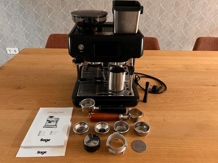 Sage barista touch - black truffle, Witgoed en Apparatuur, Koffiezetapparaten, Zo goed als nieuw, Espresso apparaat, Ophalen