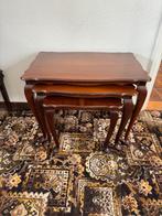 Bijzettafel, Ophalen, Rond, Hout, Minder dan 55 cm