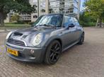 Mini 1.6 16V Cooper S 2004 Grijs JCW 170PK, Voorwielaandrijving, 4 cilinders, 4 stoelen, Leder en Stof