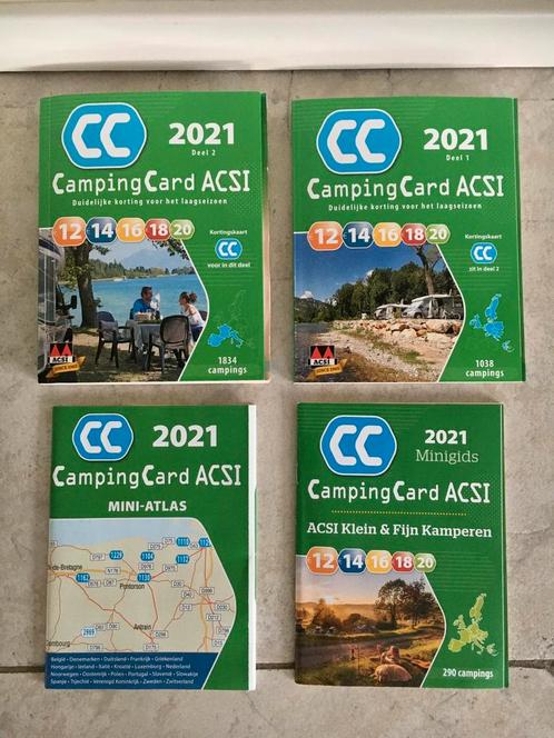 ACSI reisgids deel 1,2* mini atlas* klein/fijn camperen 2021, Boeken, Reisgidsen, Nieuw, Campinggids, Europa, Overige merken, Ophalen of Verzenden