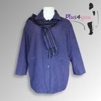 30514 Zgan Aubergine winterjas  mt 52  I21, Kleding | Dames, Grote Maten, Paars, Ophalen of Verzenden, Niet bekend, Jas of Mantel