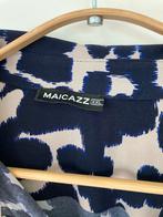 Maicazz Damesblouse - Maat XL - Gedragen, Ophalen of Verzenden, Zo goed als nieuw, Maat 46/48 (XL) of groter, Blauw