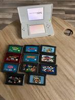 Nintendo DS lite met spellen, Spelcomputers en Games, Met games, Wit, Ophalen of Verzenden, Zo goed als nieuw