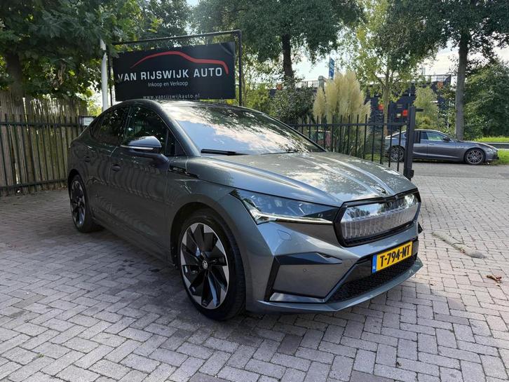 Skoda Enyaq Coupé iV 80 Sportline 94SOH Warmtep €27690NET, Auto's, Skoda, Bedrijf, Te koop, Enyaq, ABS, Achteruitrijcamera, Adaptive Cruise Control