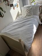 Eenpersoons bed 90x200, Huis en Inrichting, Slaapkamer | Bedden, Gebruikt, 90 cm, Eenpersoons, Wit