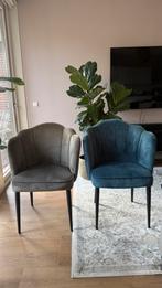 Riviera maison stoelen, Ophalen, Zo goed als nieuw, Grijs, Stof
