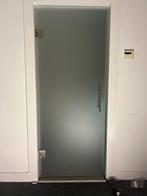 2x Glazen Deur - Stijlvol en Modern, Ophalen, Gebruikt, 80 tot 100 cm, Binnendeur