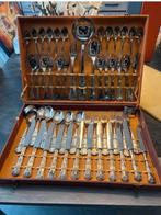 53 delige super inox vintage verzilverde bestekset, Antiek en Kunst, Antiek | Bestek, Ophalen