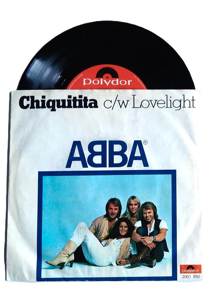 Top2000#0364 Abba - Chiquitita, Cd's en Dvd's, Vinyl Singles, Zo goed als nieuw, Single, Overige genres, 7 inch, Verzenden