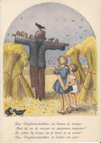 Meisjes kijken naar de vogelverschrikker - Berrgman-Rolandus, Ophalen of Verzenden, Voor 1920, Ongelopen, Kinderen