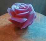 Kaars Roos roze 14 x 12 cm, Ophalen of Verzenden, Nieuw, Kaars, Minder dan 25 cm